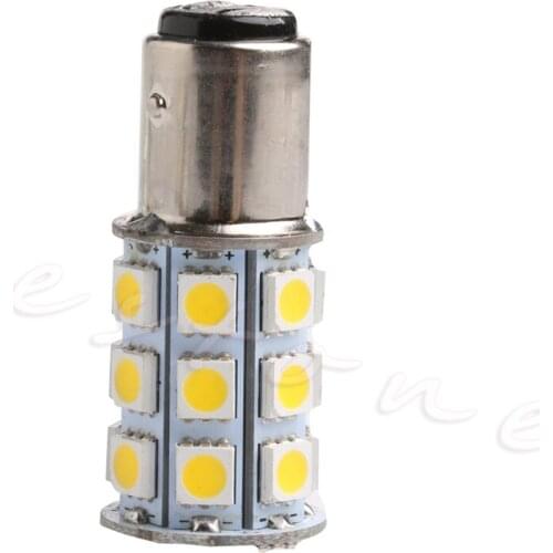 1157 BAY15D 27 SMD 5050 Tail Turn Signal 27 LED Car Light Bulb Lamp Warm white