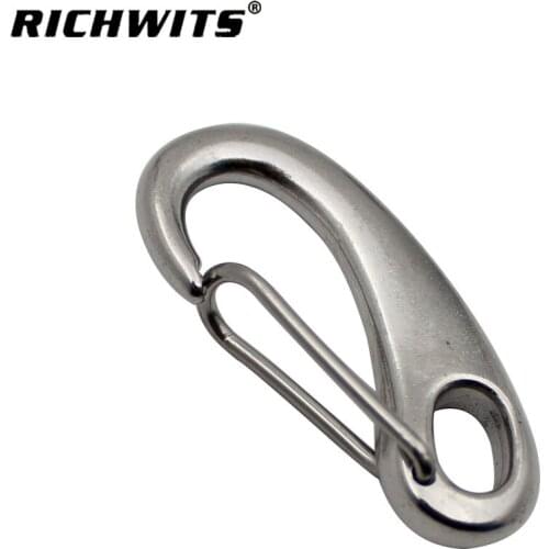 2" (50mm )Cast Snap Hook stainless steel 316 wholesale Spring Gate Snap hook spring eye snap hook marine , boat hardware