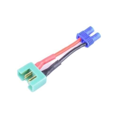 2 Sets RC Power Adapter Cable MPX Multiplex Male to EC2 Female with 18awg Silicone Wire