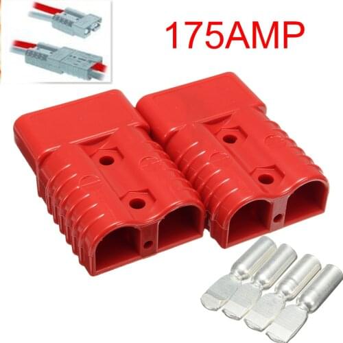 3pcs/set Power Connectors Dual-pole Quick Connector SH50 Electric Car Battery Plug UPS Terminal 175 Amps 600 Volts