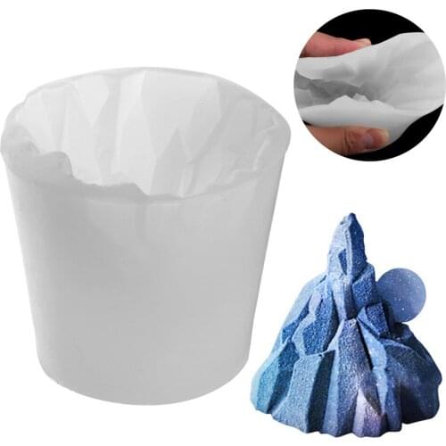 3D Iceberg Silicone Cake Mold Handmade Mold Fondant Moule DIY Decorating Tools Christmas Decorative Molds