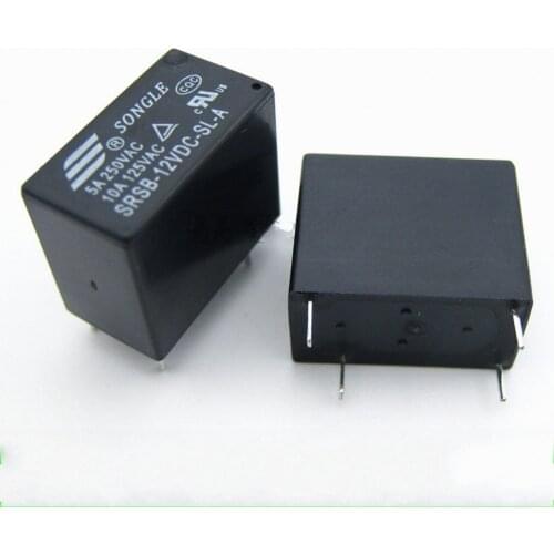 50PCS Power Relays SRSB-12VDC-SL-A 12V 5A/250VAC 4PIN new and original Relays