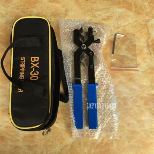 BX-30 Manual Cable Stripper Wire Stripping Pliers Portable Cable Wire Stripper Household Cable Peeling Tool Peelable 120-300mm2