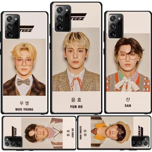 Ateez HongJoong SeongHWA Case For Samsung Galaxy S10 Plus S8 S9 S20 FE S21 Ultra Note 20 Note 10 Plus Back Cover