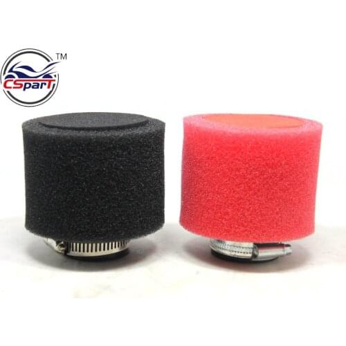 32MM 35MM 38MM 42MM 44MM 48MM 58MM Sponge straight Adapter Air filter Mini Moto Dirt Pit Bike ATV Quad Scooter Buggy Parts