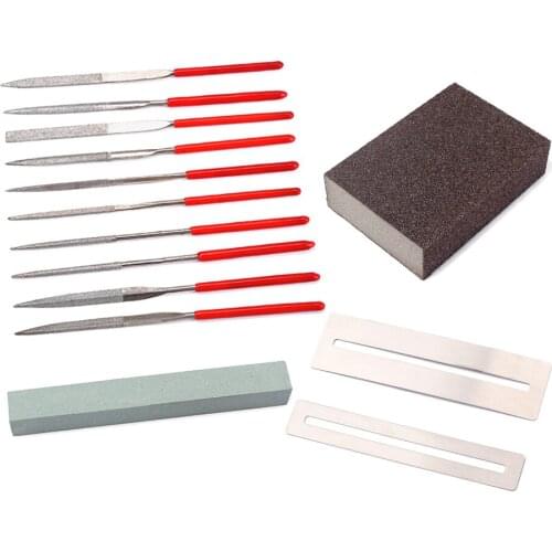 Guitar Repair Tool Kit Toolkit Grinding Fret File Protector Guard Set