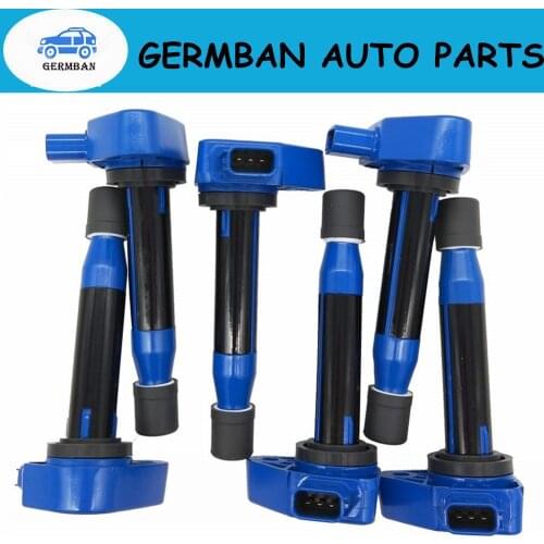 30520-P8E-A01 UF242 6Pcs Ignition Coils For Honda Accord 3.0L 2000-2008 Odyssey 3.5L Ridgeline 3.5L 2006-08 Pilot 3.5L 3.7L