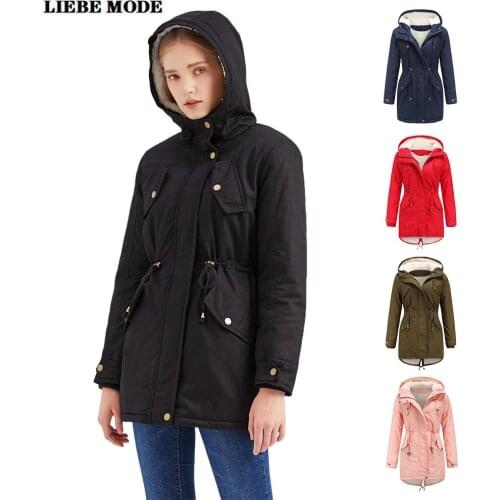 LIEBE MODE Women's Fleece Jackets