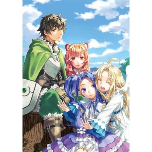 Lot style Choose Anime Tate no Yuusha no Nariagari Naofumi Art print Silk poster Home Wall Decor