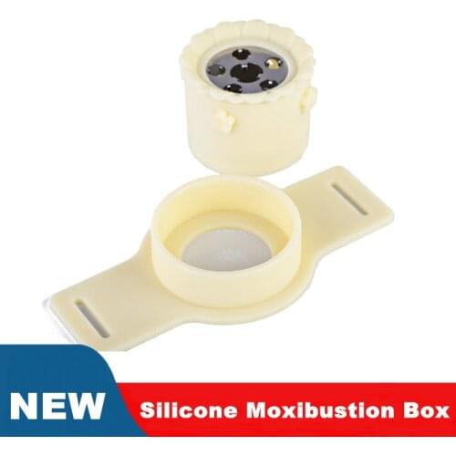 New Mini Tube Stickers Silicone Joints Moxibustion Box Acupuncture Point Heating Therapy Warm Meridian Chinese Moxa Stick