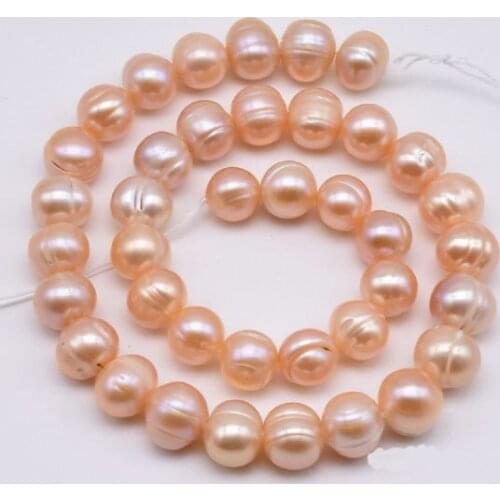 New Arriver Loose Pearl Jewellery,10-11MM Pink Real Freshwater Pearl Beads,Wholesale DIY For Woman Jewelry Making