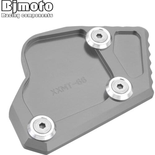 Bjmoto Motorcycle Kickstand Foot Side Stand Enlarger For BMW K1600GT 1600GTL 2011-2015 Plate Extension Support Pad