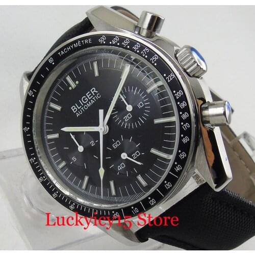 Hot Popular 40mm Automatic Mens Watch With Date and Week Function Wristwatch
