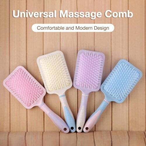 Escova De Cabelo Hair Brush Brosse Cheveux Femme Combs Cepillo Pelo Peines Barber Scalp Massager Women Detangler Wide Tooth