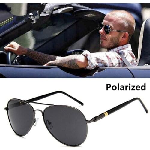 Reggaeon 2020 Fashion Polarized Men metal Driving Sunglasses Man UV400 Brand Design Sun Glasses Oculos De Sol Masculino
