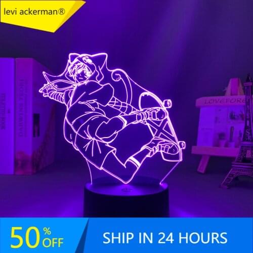 Anime Led Night Light SK8 The Infinity Miya for Bedroom Decor Nightlight Kids Brithday Gift Manga Room 3d Lamp SK8 The Infinity