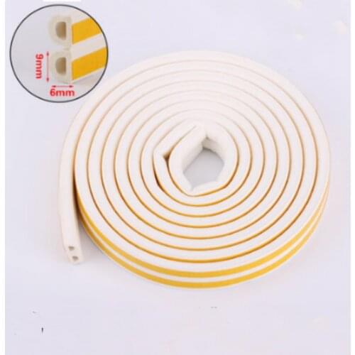 5M or 20M D type sealing strip side of the window Door and Windows seal strip Sound insulation strip Window of model steel door