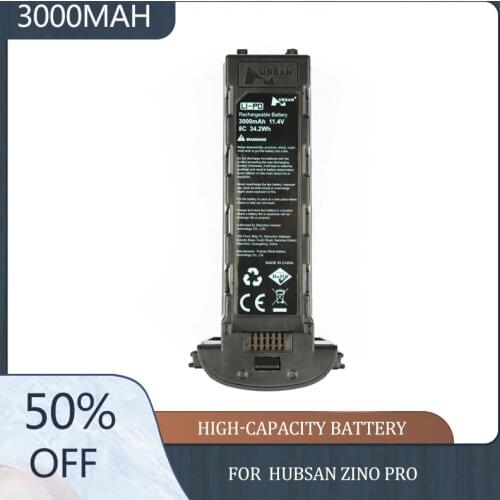 In Stock) Hubsan Zino Pro GPS RC Drone Quadcopter Spare Parts 11.4V 3000mAh LIpo Rechargeable Battery