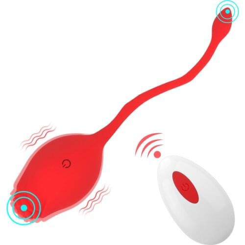 12 Modes USB charging Jump Egg Vibrator G Spot Massager Rose Shape Anal Clitoris Stimulation Sex Toys For Women