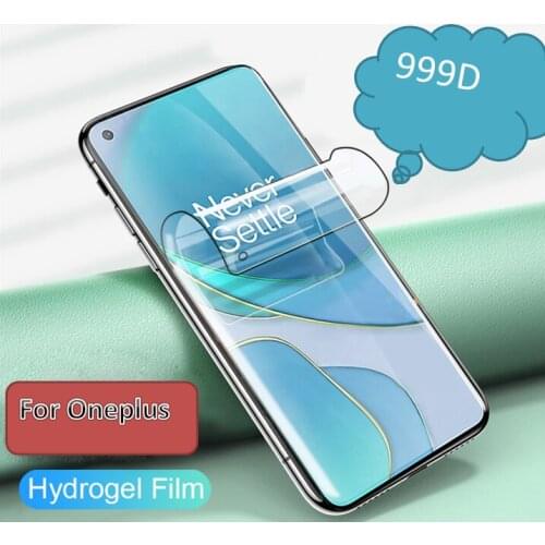 OnePlus 9 Pro Screen Protector For Oneplus9/Oneplus9Pro Full Cover Hydrogel Film OnePlus 8T 8 Pro Nord Protector & Soft