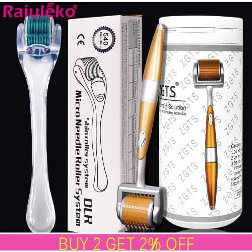 ZGTS 192 Derma Roller Micro Needle DRS 540 Dermaroller Dr.imp Pen For Face Skin Care Titanium DermaPen Mesoroller 0.2/0.25/0.3mm
