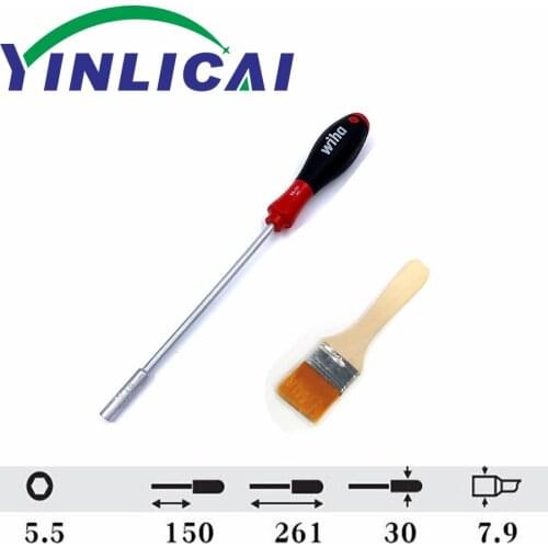 1Pcs Repair Tool WLXY-2209 5.5mm 125mm Deep Hole Sleeve Screwdriver Screw For Xerox With Strong Magnetic