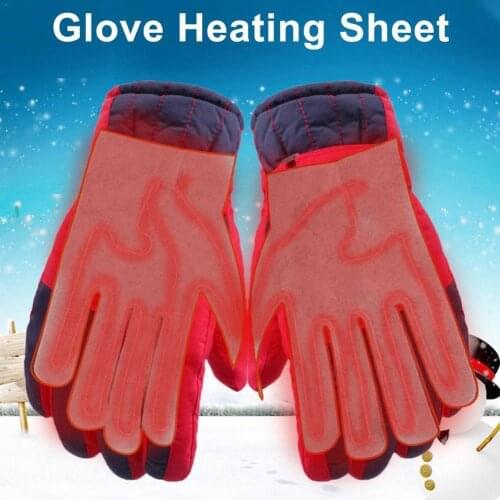 1pcs/set Glove Heating Pad Usb Heating Heater Portable Sheet Durable Washable Electric Three-level Mitts Thermal Temperatur L3K5