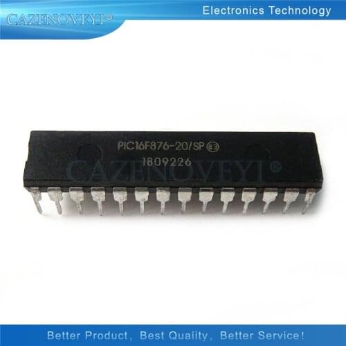 1pcs/lot PIC16F876-20/SP 16F876-20/SP PIC16F876 DIP-28 In Stock