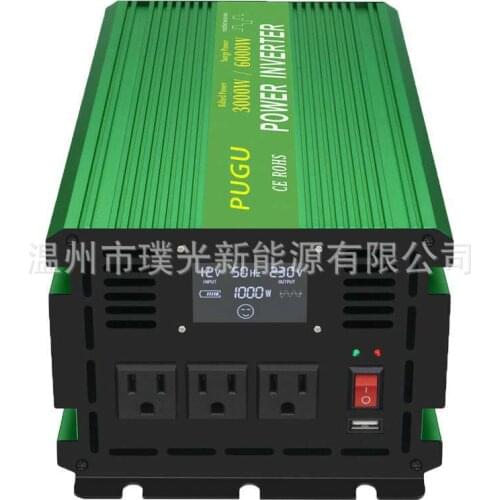 Automotive power converter 2000W 4000W 12V DC to 110V 120V AC liquid crystal remote controller RV