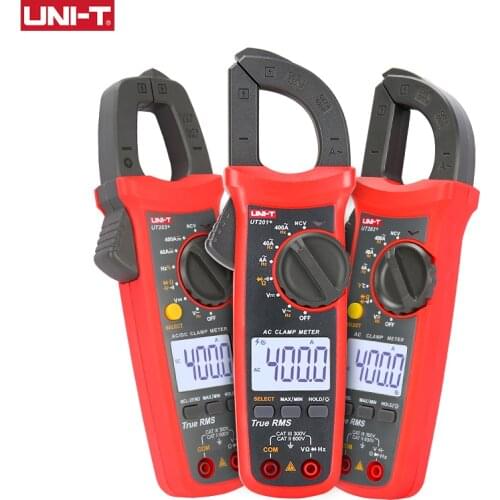 UNI T UNI-T Digital Clamp Meter UT201+ UT202+ UT203+ AC DC Current Amperimetro Tester Clamp Multimeter Resistance Frequency
