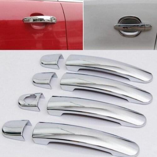 For Skoda Roomster Chrome Door Handle Covers Trim Set of 2Pcs Praktika 2006-2015 5J Car Accessories Car Styling 2007 2008 2013