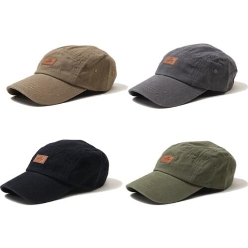 Leather Logo 5 Panel Camp Cap Baseball Cap Beach Sun Dad Hat Summer Snapback Men Women Golf Trucker Visor Hip Hop Harajuku 2021