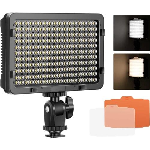 Neewer Photo Studio 176 LED Ultra Bright Dimmable on Camera Video Light with 1/4-inch Thread Mount for Canon/Nikon/Pentax/etc