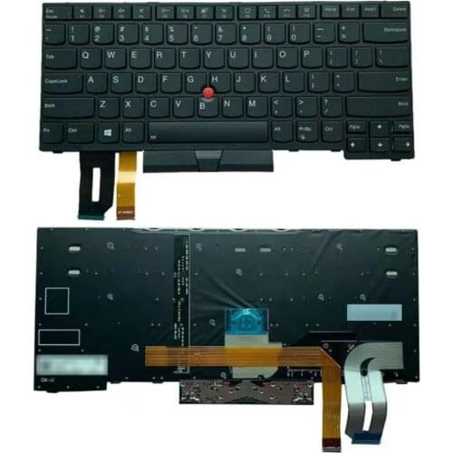 New Original US English Backlit Keyboard For Lenovo Thinkpad T14 P14s Gen 1 Laptop