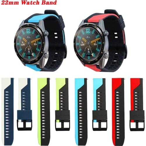 Wrist Strap for Huawei Watch GT/GT2 46mm Band Silicone Strap for Amazfit GTR 47mm Smart Watch Bracelet for Amazfit Pace/Stratos
