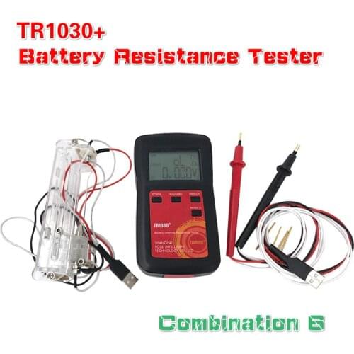 Upgrade YR1030 Lithium Battery Internal Resistance Test TR1030 Electrical DIY 18650 Nickel Hydride Button Dry Battery Tester C6