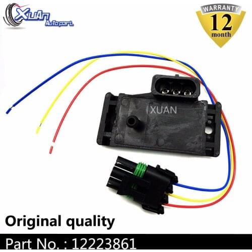 XUAN 213-1562 Turbo Intake Air Boost Pressure Map Sensor for Pontiac Grand Trans J2000 Lemans Montana Parisienne Phoenix