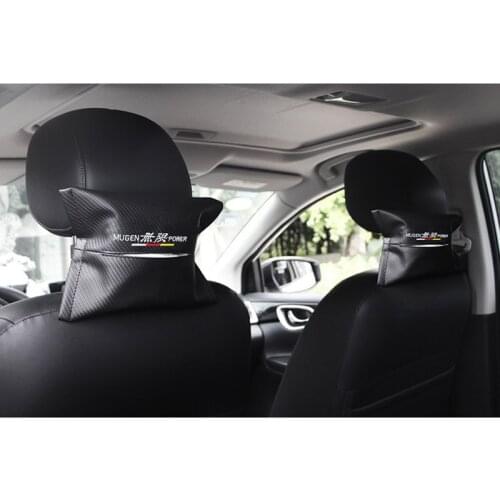 1pc Car Tissue Box Towel Sets Car Interior Accessories Auto Storage Holders Case For Honda Civic Mugen Power Accord Car Styling