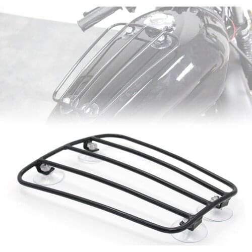 1pc Universal Motorcycle fuel tank suction cup bracket helmet luggage metal bracket Holder for Harley for Honda for Triumph