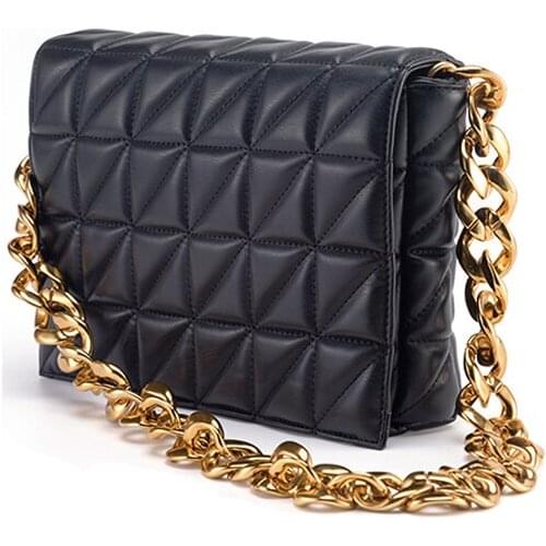 2021 Fashion Exquisite Shopping Bag Retro Casual Women Totes Shoulder Bags Female Leather Solid Color Chain Handbag For Women