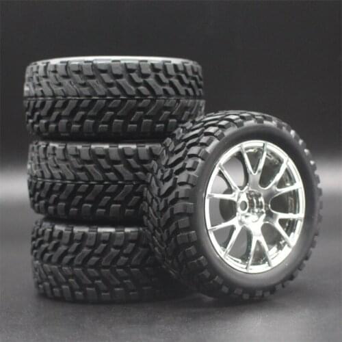 4pcs 1/16 RC On-Road Rally tires 75mm suitable for HSP 94123 94122 1007