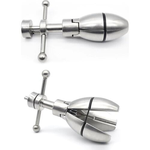 Stainless Steel Openable Anal Plug Butt Plug Unisex Sex Stopper Prostate Massager Adult Games Sex Toys For Couples Sex Products