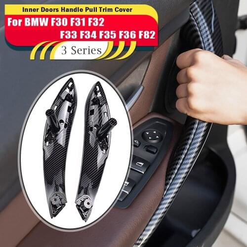 Car Accessories Auto Inner Doors Handle Pull Trim Cover For BMW 3 Series 2013-2018 F30 316d 318d 320d F31 320i 325d 51417279312