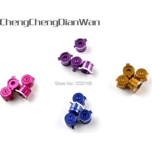 ChengChengDianWan For PS4 PS3 Controller Aluminium Bullet Aktions Buttons Tasten Gun Triangle Circle Square X