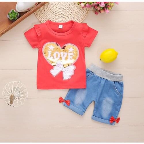 BibiCola summer children fly sleeve bow suit small cute cat shorts suit baby girls clothing set kids polka dot clothes suit