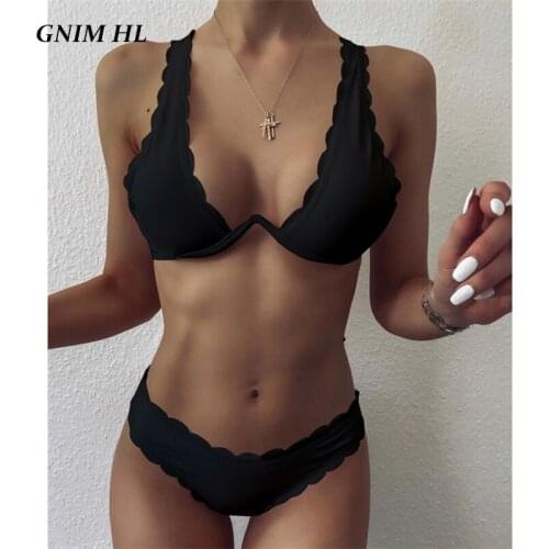 GNIM HL Swimwear With Ruffles