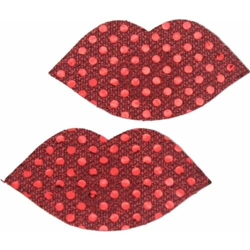 Red Lips Nipple Cover Sequin Shiny Women Pasties Adhesive Stickers,Invisible Intimates Bra Accessories Un-bra Breast sex game