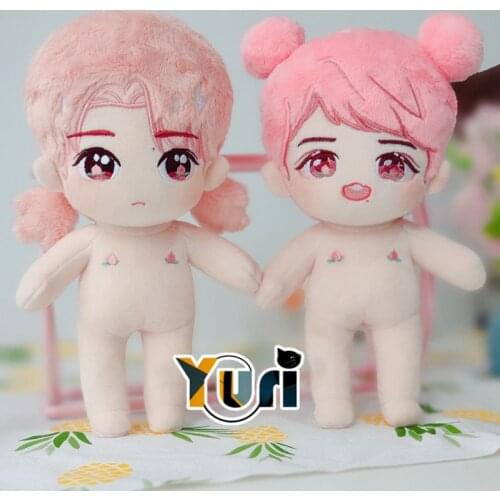 Limit Wang Yibo Xiao Zhan Star Women‘s Cosplay Peach Plush Doll Toy Dress Up Clothes Costume Outfit MDZS Cute Cos Gift GG