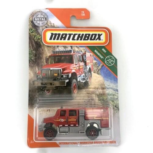 INTERNATIONAL WORKSTAR BRUSH FIREN TRUCK Matchbox Cars 1:64 Metal Diecast Alloy Model Car Toy Vehicles
