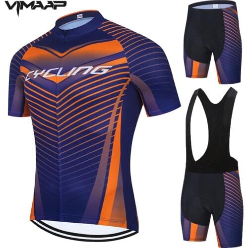 2021 New VIMAAP Pro Team summer cycling Jersey set Bicycle Clothing Breathable Men Short Sleeve shirt Bike bib shorts 5D Gel pad